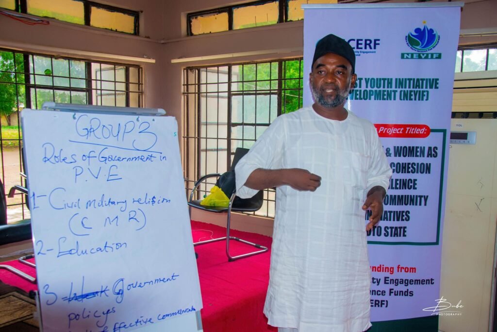 NEYIF Conducted 2-Days Capacity Building Training for Teachers  on PVE and Pedagogy in Sokoto State.